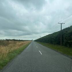 Die langen einfach geraden Strassen...