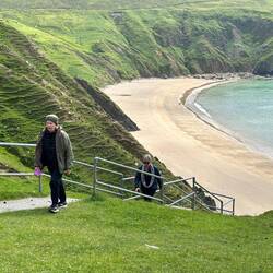 It was a long way back up those stairs!