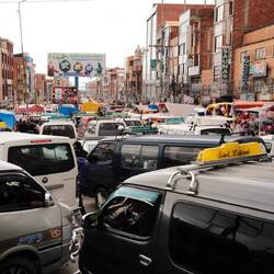 La Paz Minibus Chaos