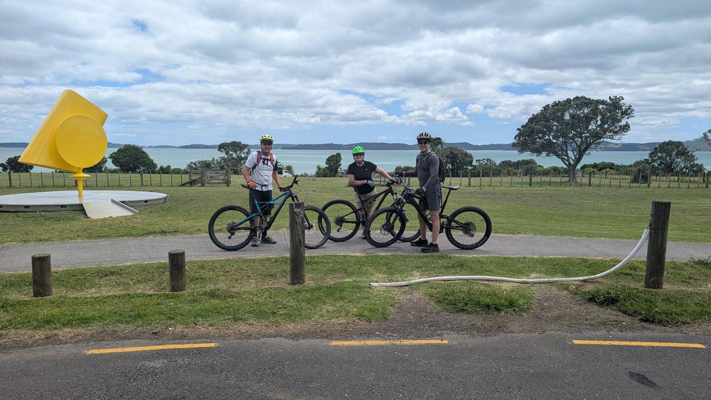Bike ride on the coast
