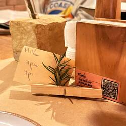 Tramonti - Cute reservation sign had to snap. Simple but pure.