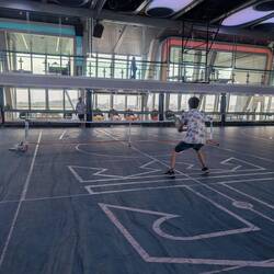 We left the paddles at home so that our sharking would be more effective