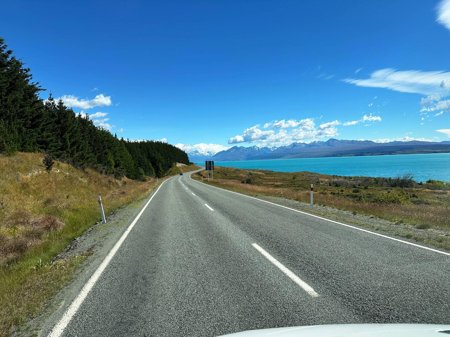 Entlang des Lake Pukaki