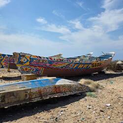 Fishing boats at saint Louis