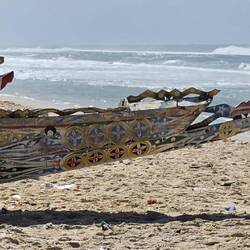 The boat itself is a work of art