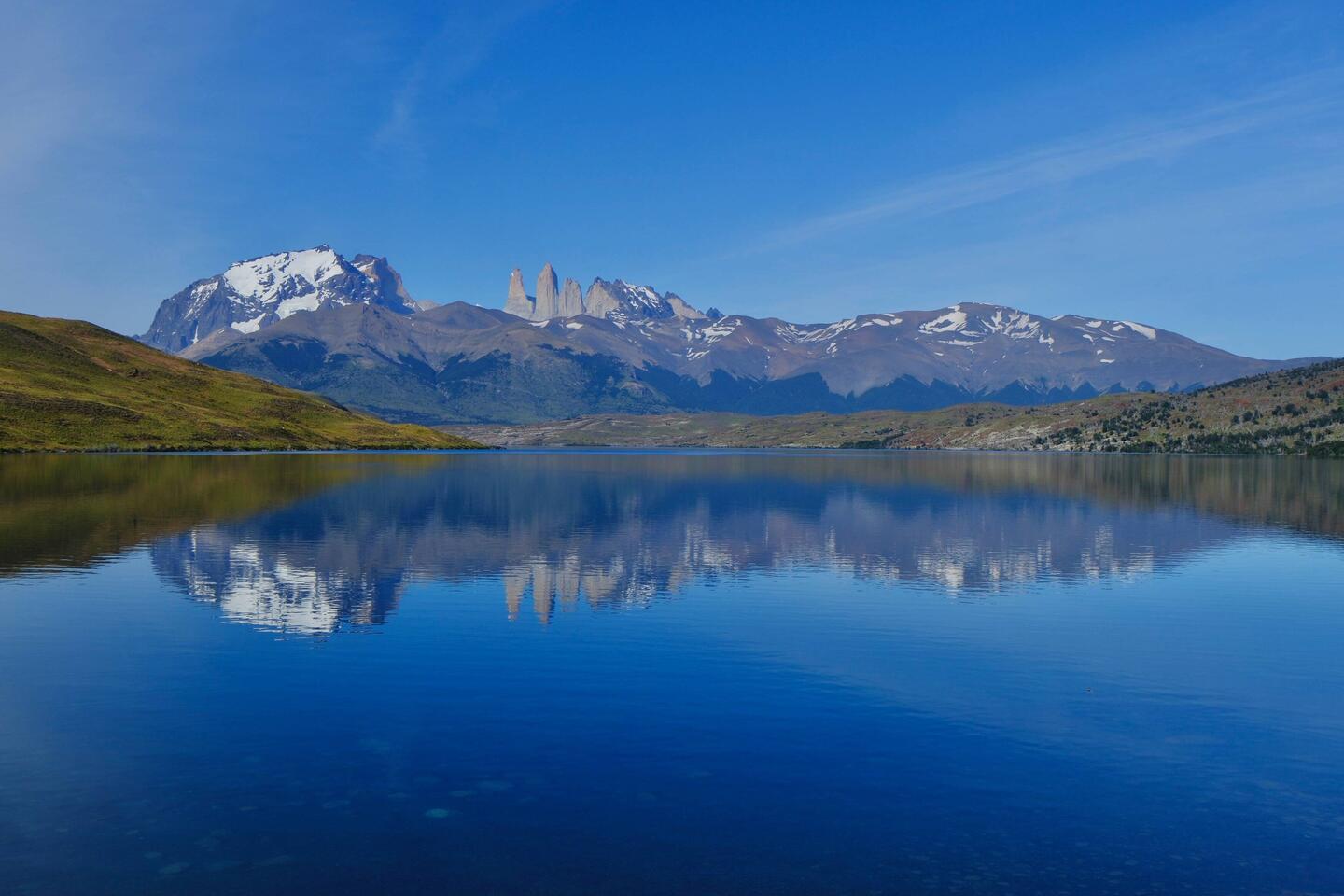 Windstill und blauer Himmel!
