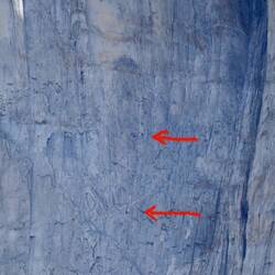 Klettern zwei Bergsteiger!