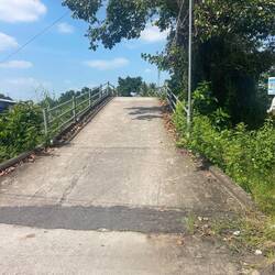 One of many steep little bridges