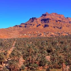Aussicht auf das Draa Tal