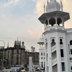 Old Kuala Lumpur railway station (and railway administration building behind)