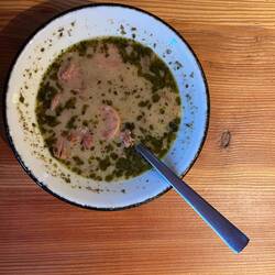 Buttermilch, rye, Liebstöckel, schweinerippchen. Fantastisch.