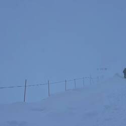 See the people walking up?