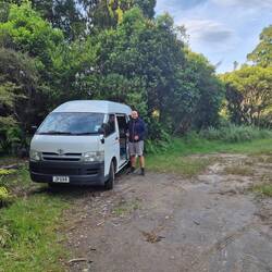 Erste Übernachtung im Camper