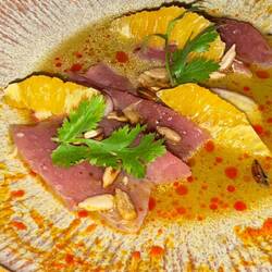 Vorspeise Tiradito . Herrlich!!