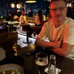 Abendessen auf der Dachterrasse des "Mal de Ojo"