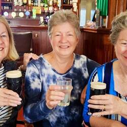 Happy in the oldest pub in Northern Ireland.