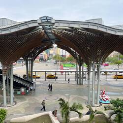 Bahnof von Hualien : sehr beschaulich