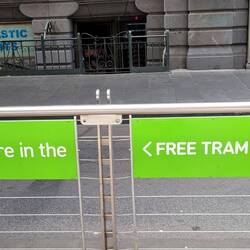 Kostenlosen Tram fahren in der Innenstadt, gefällt mir!