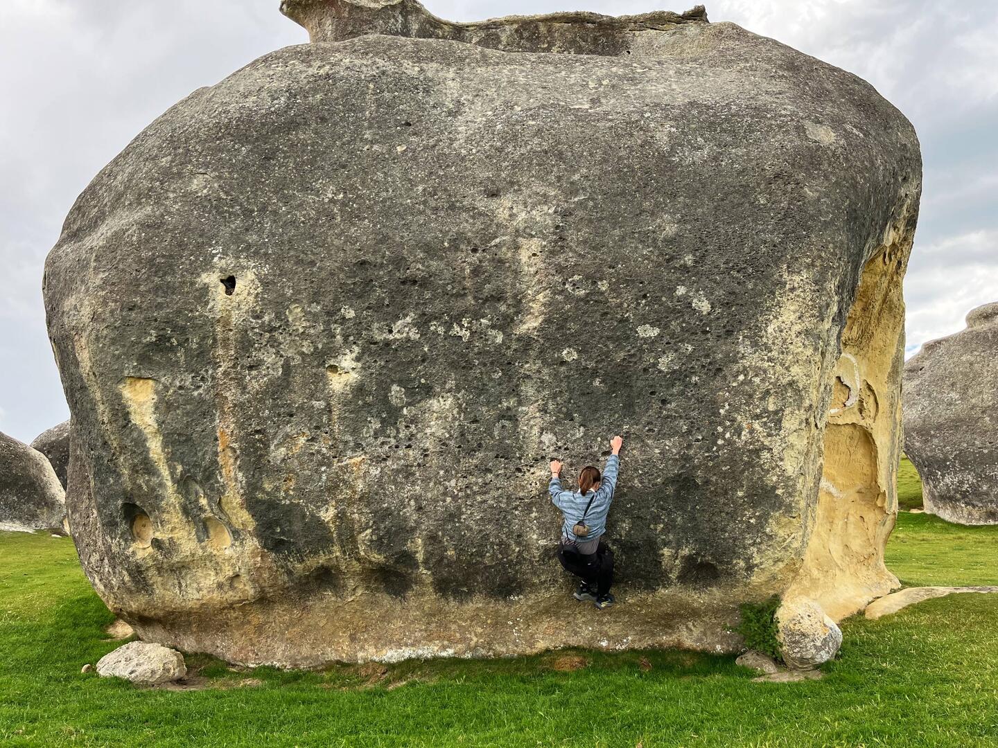 Boulderversuche am Elefant Rock