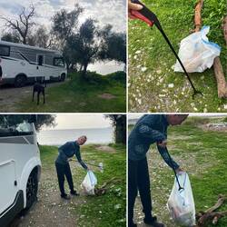 ..aber wir WOHNEN🅿️🚐 wieder kostenlos hier,also möchten wir dafür die Orte gerne sauberer verlassen🙏