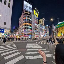 Die berühmte Kreuzung, unserer Meinung nach nicht so besonders