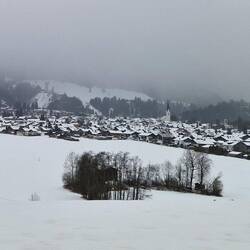 Letzter Blick auf Oberstdorf