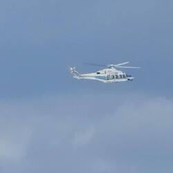 Der Rettungshubschrauber