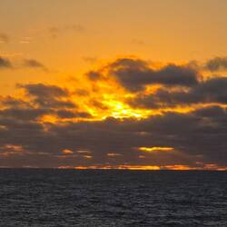 Und wieder schöner Sonnenuntergang