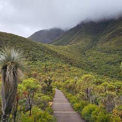 Bluff Knoll - wolkenverhangen