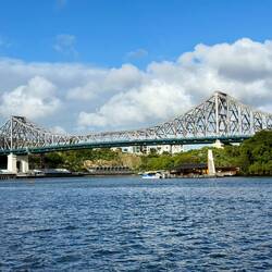 Story Bridge, ähnlich dem Blauen Wunder in Dresden