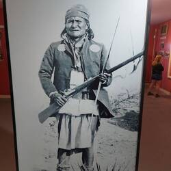 Geronimo war auch in der Gegend und wurde vom Fotograf aus Tombstone abgelichtet.