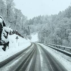 Johneli kämpft sich den Berg hoch.