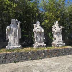Roadside statues