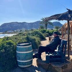 Chringuito am Strand von Tortuga Mora