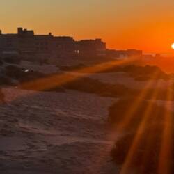 Sonnenuntergang, den wir sonst so nicht sehen hätten können