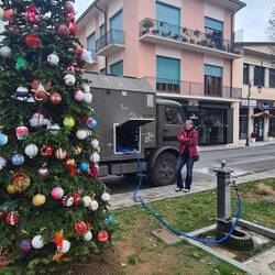 Wasser tanken bevor es auf die Fähre geht