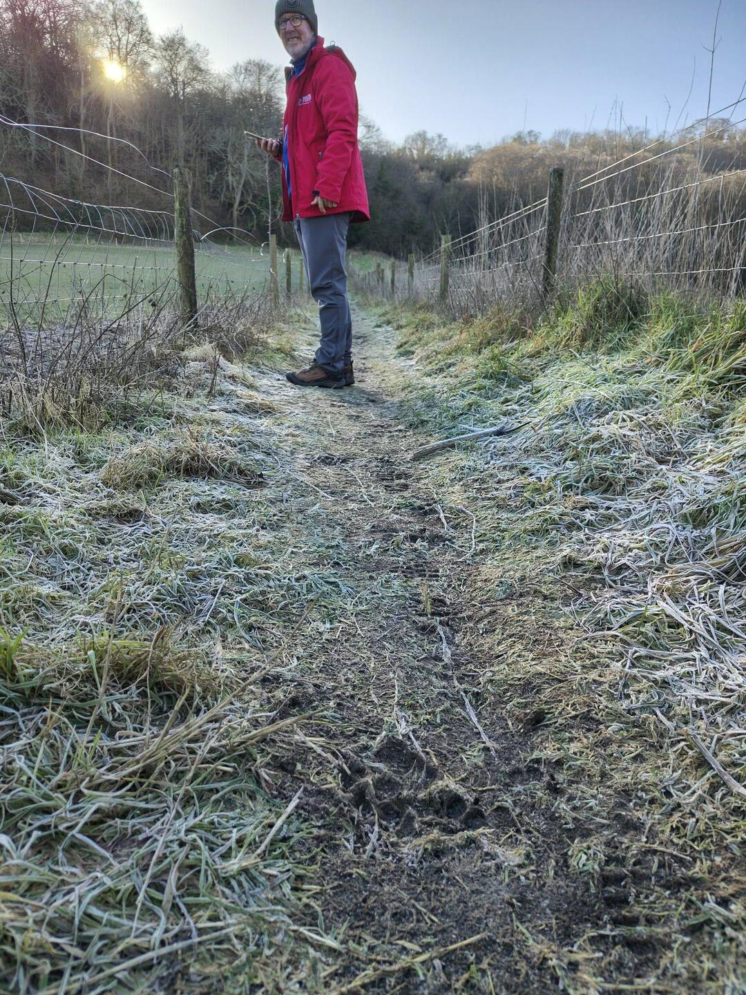 Frozen ground, Buriton