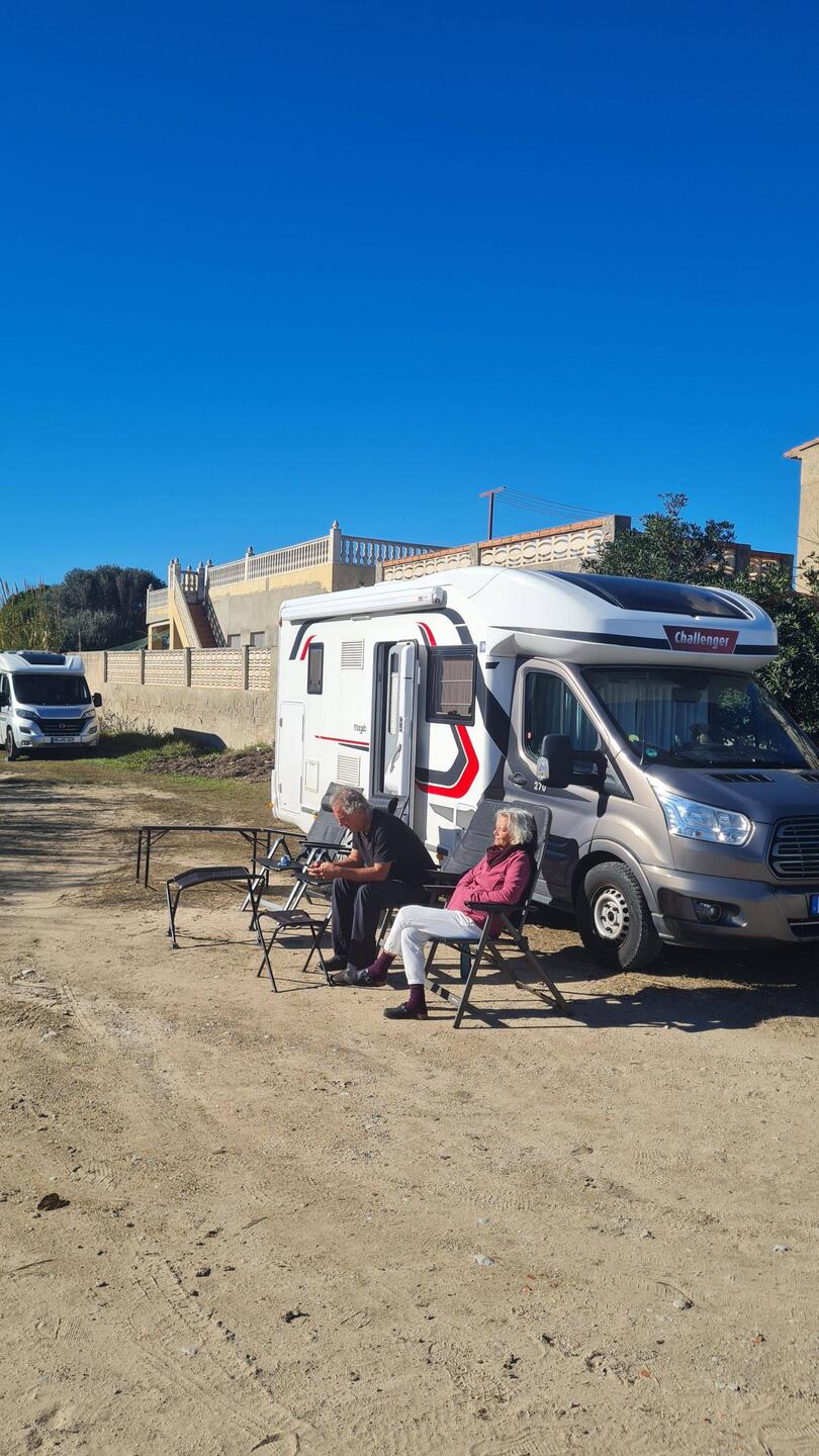 Hier noch einmal Daniel(a) und Birgit. Daniel fährt den Kreisverkehr im Uhrzeigersinn
