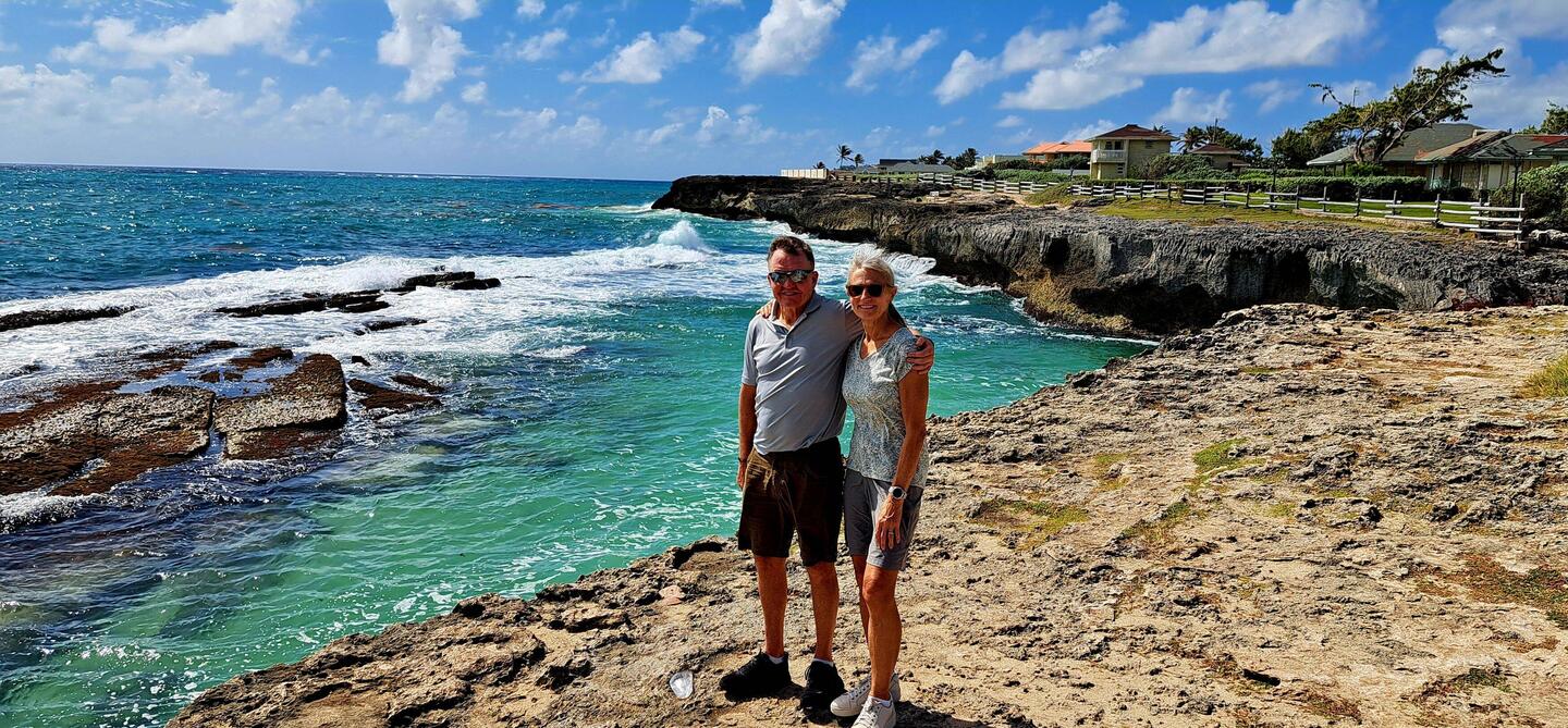 Long Bay w/ Shark Hole in the background (right)