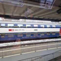 The double decker trains