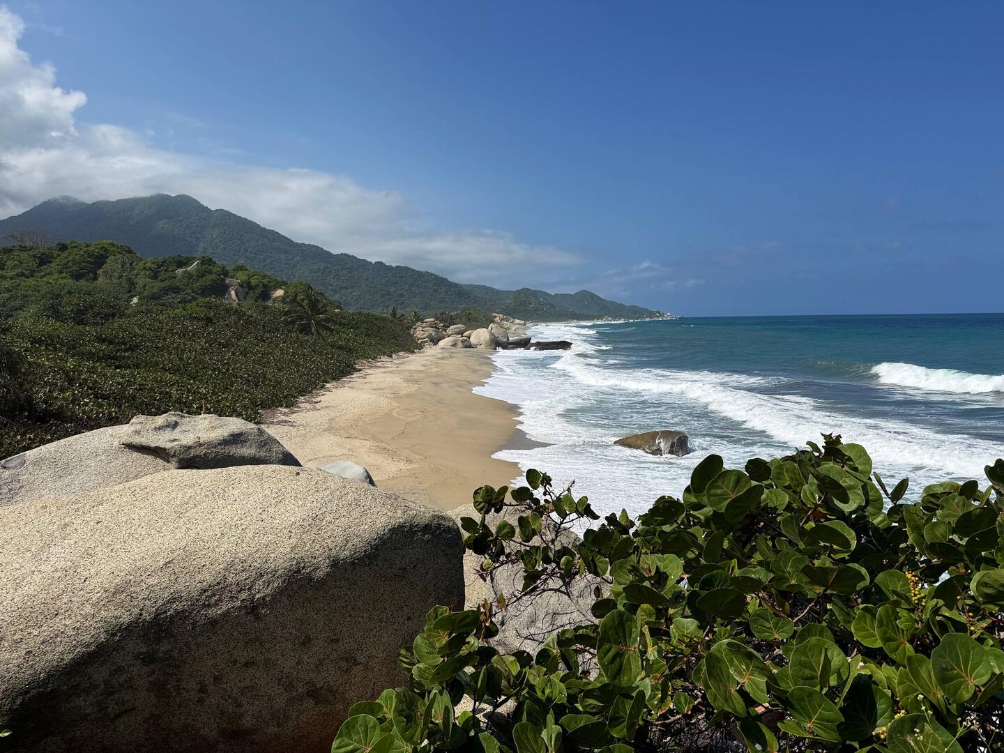 Beach in Tayrona Park