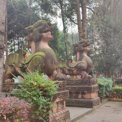 Leider ist sehr viel Smog in Chengdu