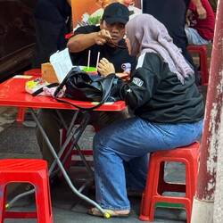 Food and stories shared all along Jalan Sultan.