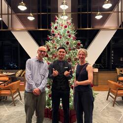 Fazily - part of the lovely friendly team at the Park Hyatt.