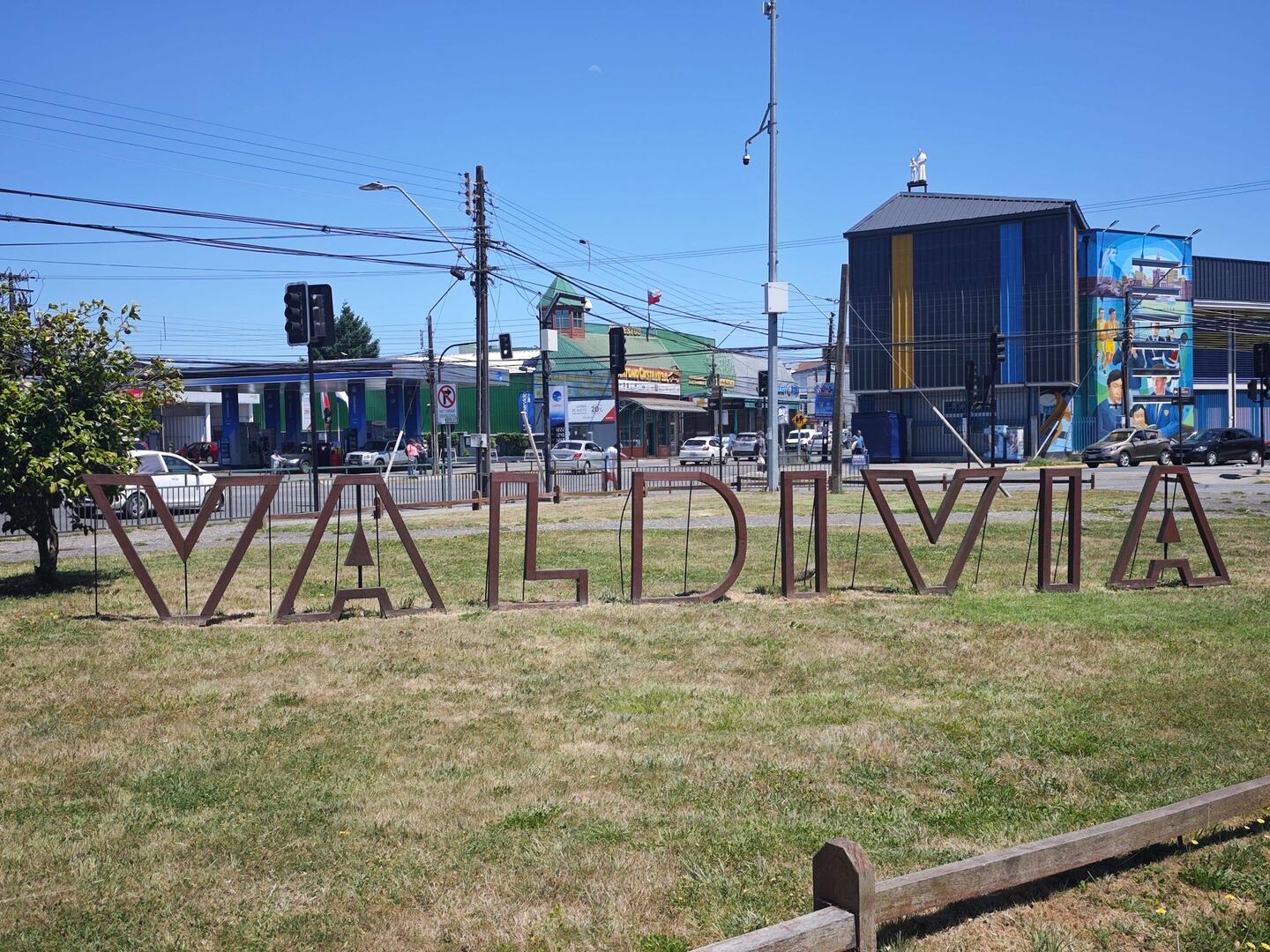 unser Startpunkt am Busbahnhof Valdivia