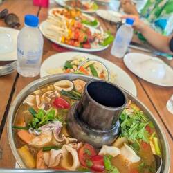 A hearty lunch wasn't the best preparation for SCUBA