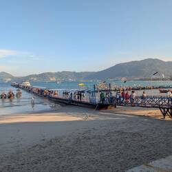 A very civilised tender process to Phuket. Luckily the sea gods are happy today.