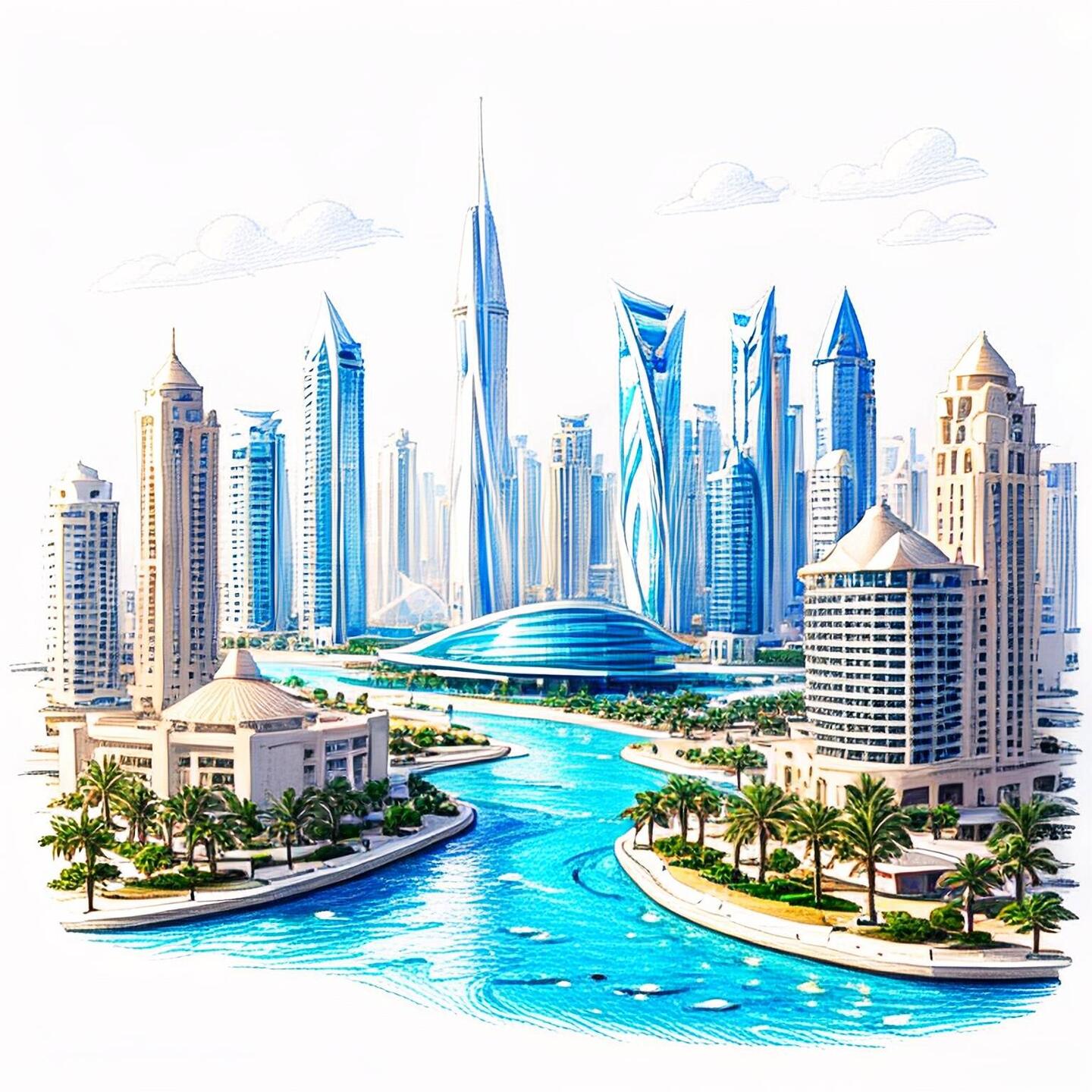 Wie sich KI den modernen Orient vorstellt