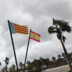 Die Tage in Valencia waren noch sehr "wild" was das Wetter angeht.