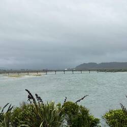 Brücke über den Hokitika River
